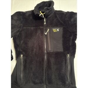 Mountain Hardwear Women's M Monkey Fleece Black POLARTEC Thermal